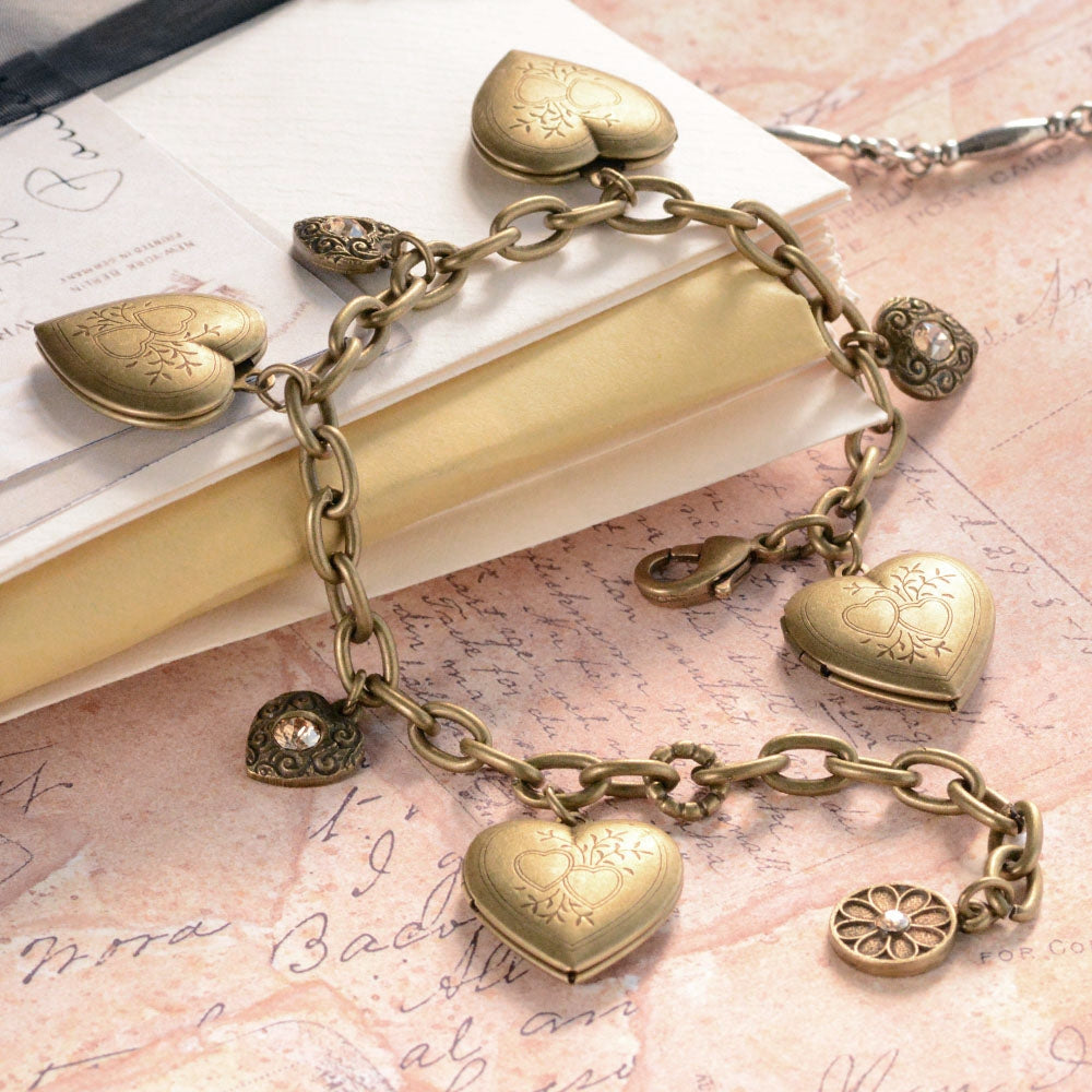 Lovely Locket Heart Bracelet