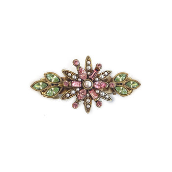 Crystal Flower Barrette B507