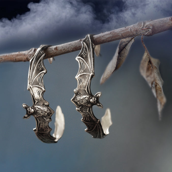 Bat Hoop Earrings SRE_E103