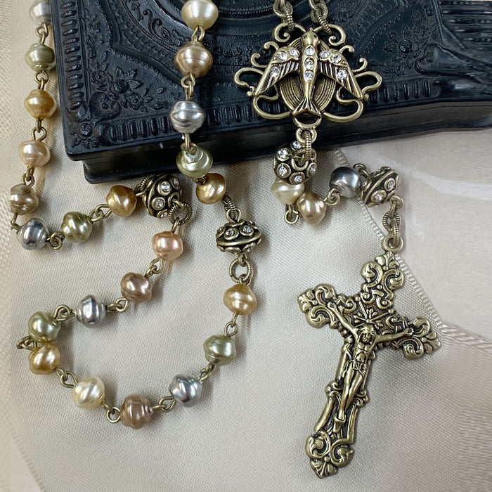 Pearls of Wisdom Holy Spirit Rosary N1154