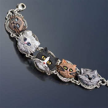 Sterling Silver high quality cat bracelets