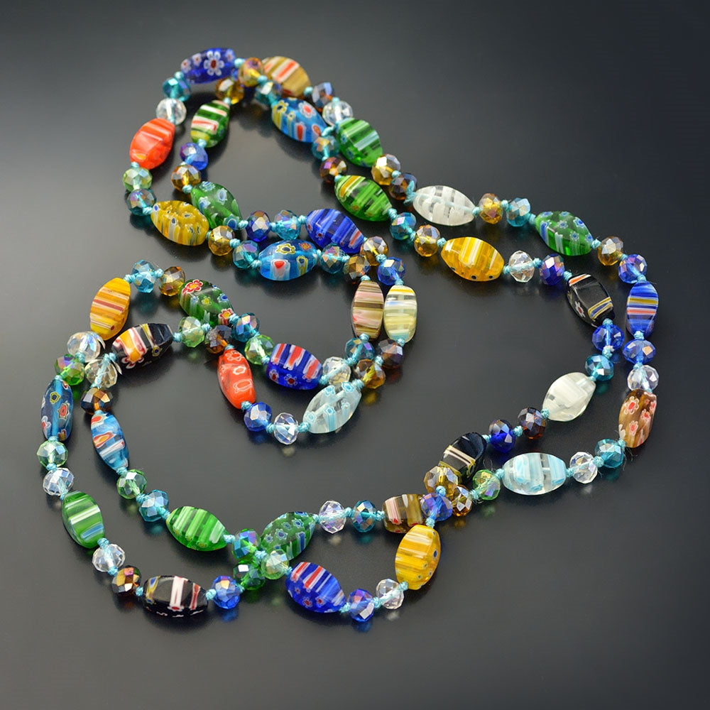 Glass Jewelry Making, Glass Bead Necklace, Candy Beads Glass